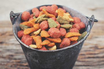 Dry food for dog and cat