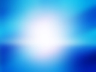  blue sky with a bright sun in it