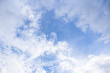 Blue sky background