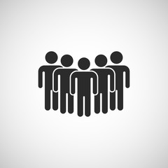 crowd people icon