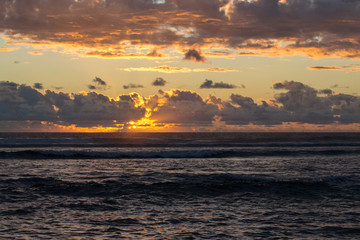 Coucher de soleil, ile de la Réunion