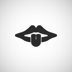 lips tongue icon