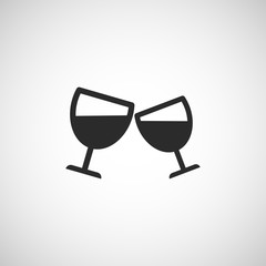 clink glasses icon
