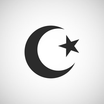crescent and star icon
