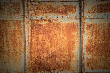 weathered steel texture and wall background. For product display