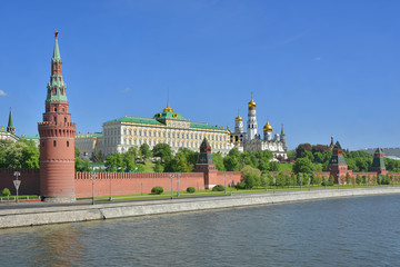 Obraz premium View of the Kremlin and the Kremlin embankment