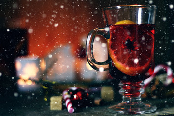 christmas grog orange cinnamon sugar