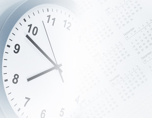 Fototapeta premium Clock and calendar