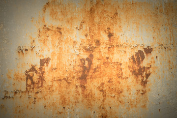 weathered steel texture and wall background. For product display
