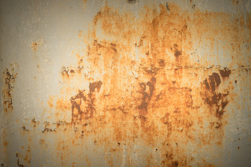 weathered steel texture and wall background. For product display