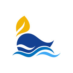 Water Icon Vector Logo