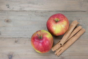 Apple and cinnamon.