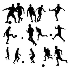 Soccer Silhouettes