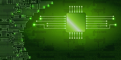 Electronic circuit and  binary code