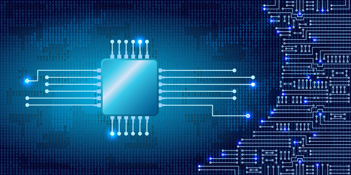 Electronic circuit and  binary code