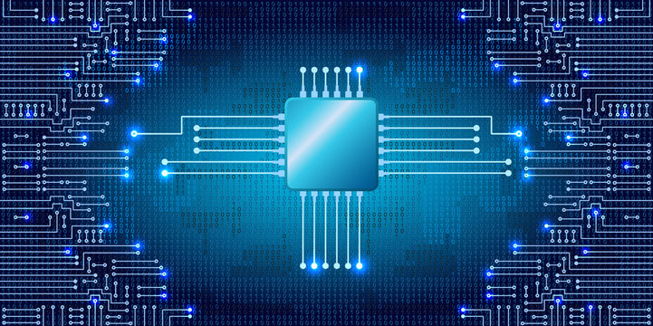 Electronic circuit and  binary code