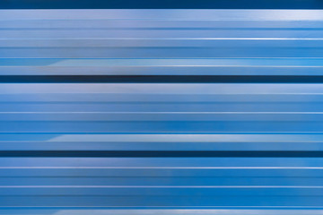 Blue metal sheet. Texture