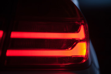 Rear light of a car