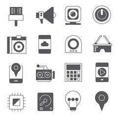 gadget icons, electronics icons