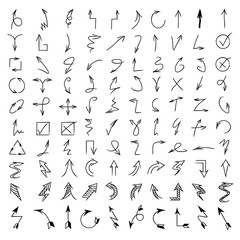 hand drawn arrows
