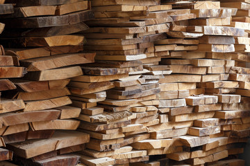 Wood timber construction material for background and texture.