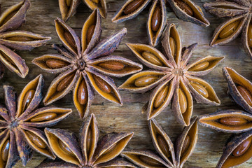 Anise star background