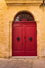 Fototapeta na wymiar Red gate, Mdina, Malta
