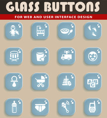 baby icon set