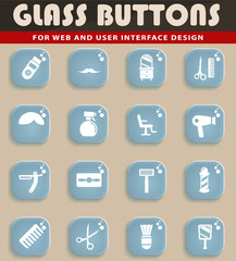 Barbershop simply icons