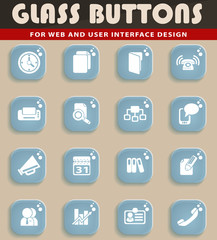 Business simple vector icons