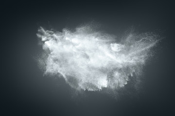 Dust powder cloud background