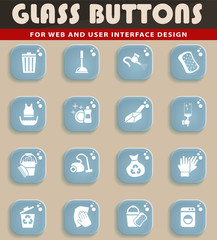 cleaning icon set