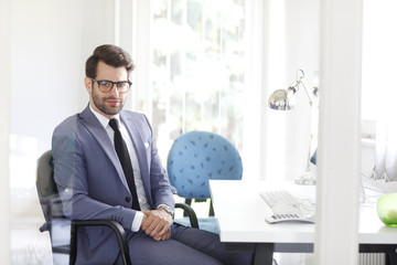 Confident young professional man