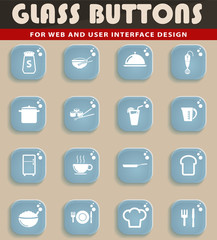 Food and kitchen simply icons