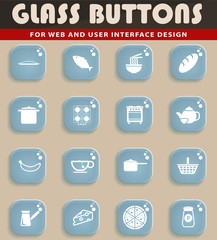 Food and kitchen simply icons