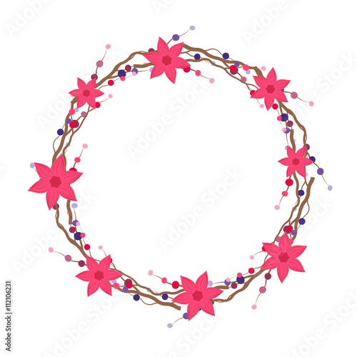 "Vector flower frame" Stock image and royalty-free vector files on