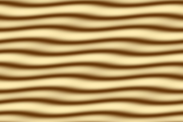 Illustration of vanilla and brown colored horizontal waves