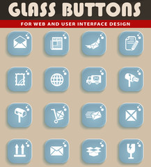 post service icon set