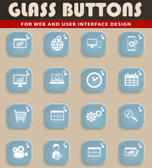 SEO and development simply icons