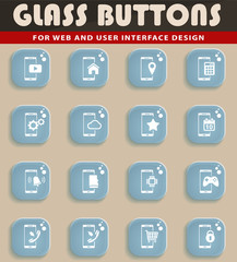 Smartphone simply icons