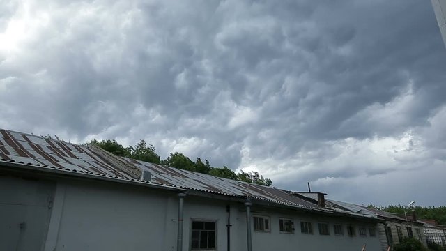 Dramatic sky, storm clouds, background