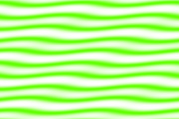 Illustration of green and white horizontal waves