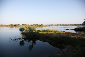 Victoria waterfall and Zambezi river
