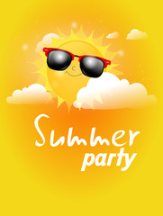 Summer party background