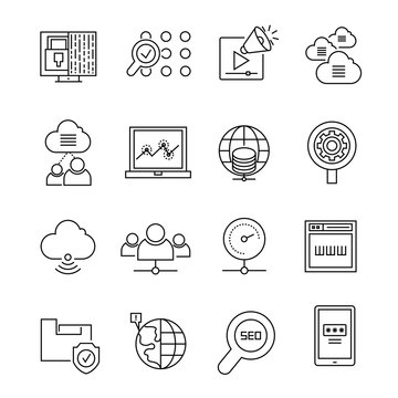 search engine optimization icons