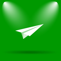 Paper plane icon