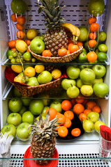 Fruit and vegetable refrigerator.