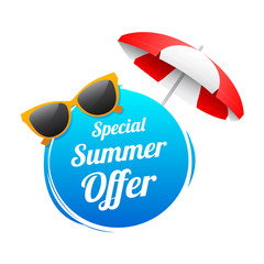 Special Summer Offer Label