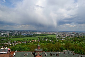 Burzowe niebo nad Krakowem II, Kopiec Kościuszki