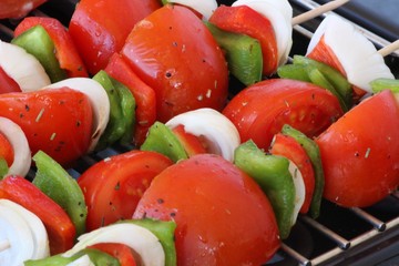 Brochettes de légumes aux herbes de Provence